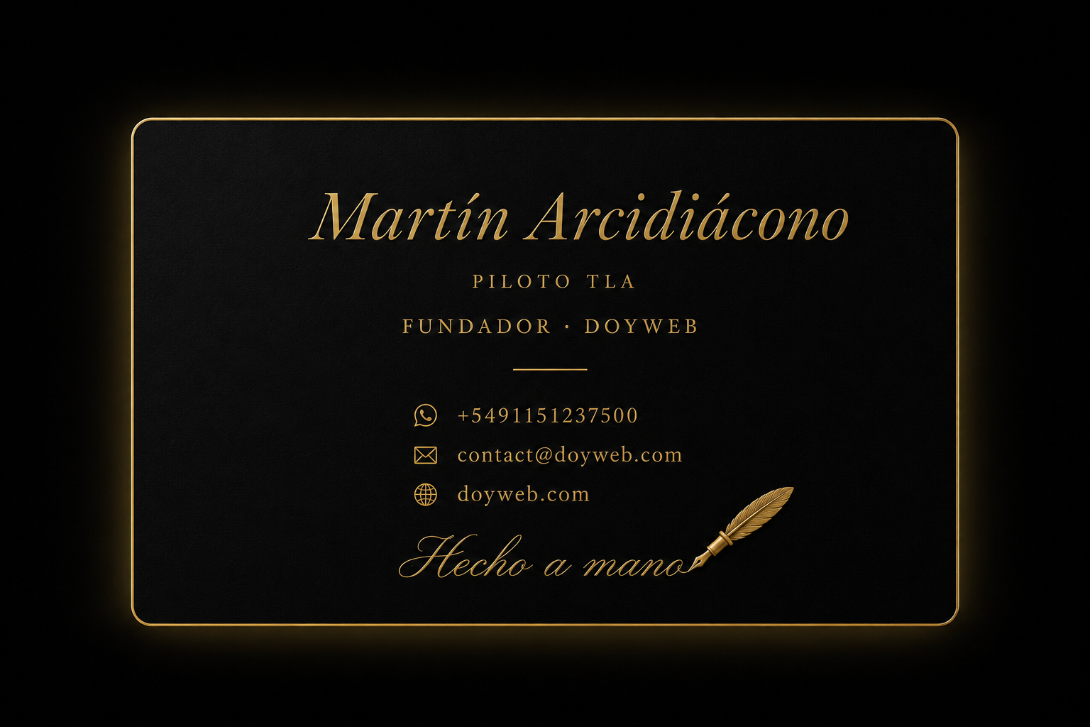 Tarjeta DOYWEB
